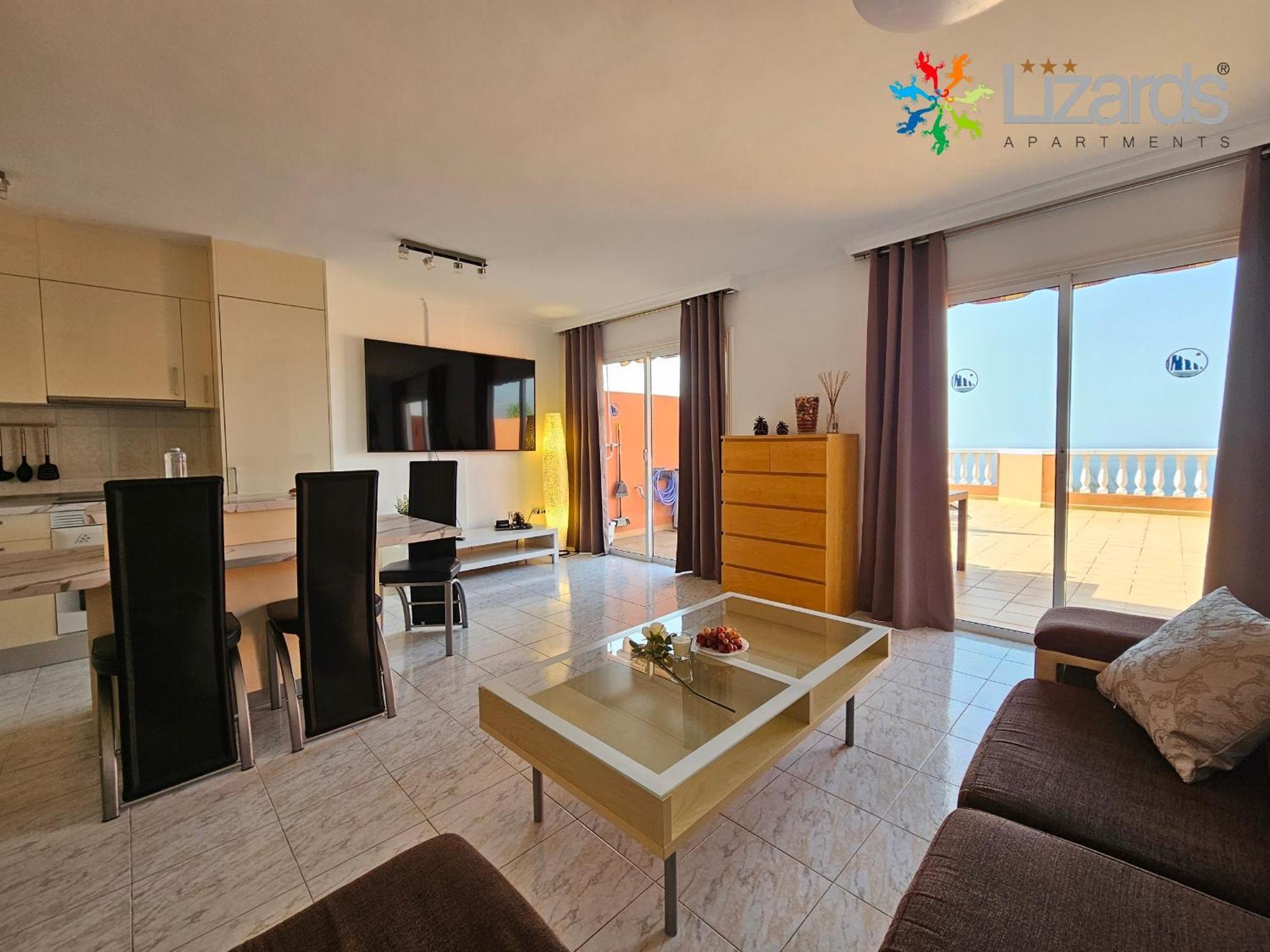 بويرتو دي سانتياغو 7Lizards - Ocean View Apartments المظهر الخارجي الصورة